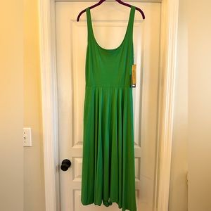 NWT Reformation green jersey tank dress. Size Medium